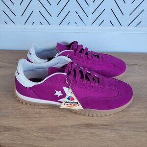 ⭐Converse Run Star Trainer Ox Suede Sz 6 Men's Shoes Sneakers Violet A13361C New